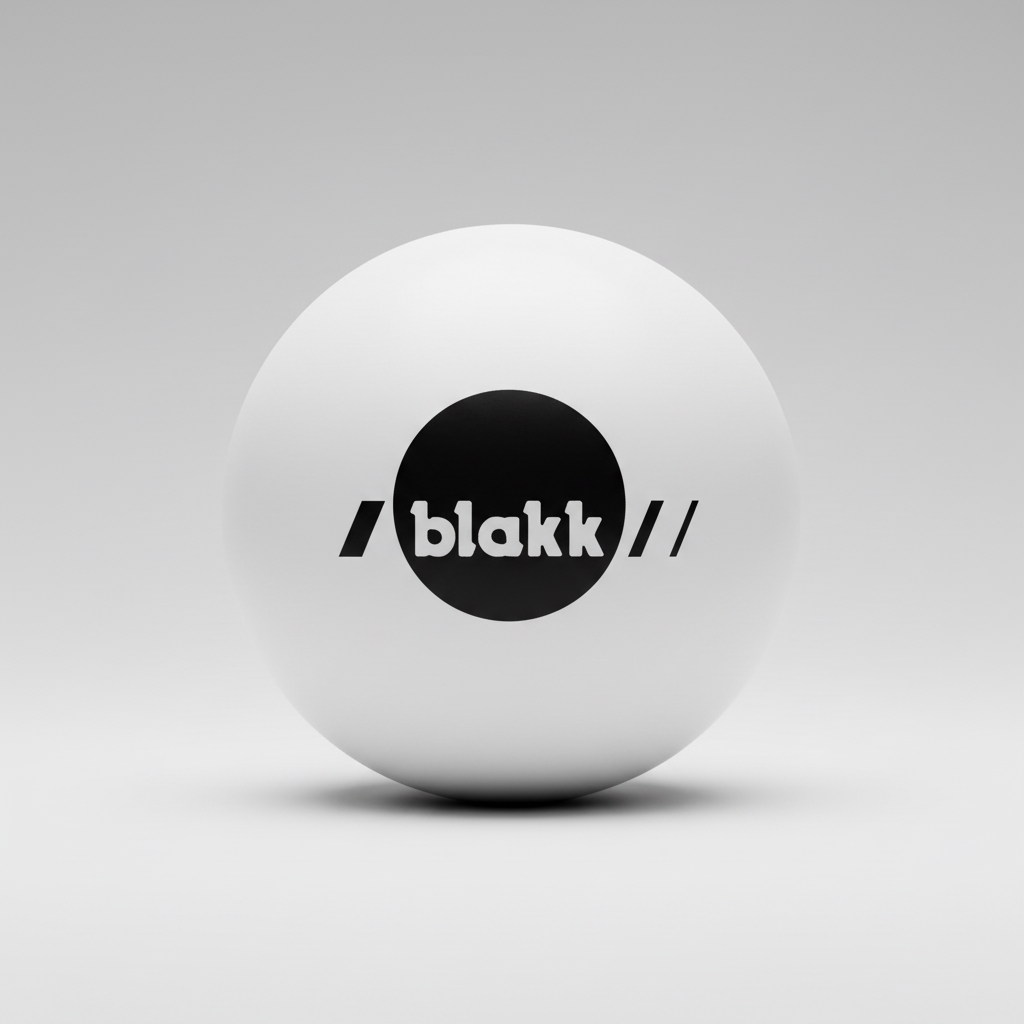 White Blakk Stress Ball